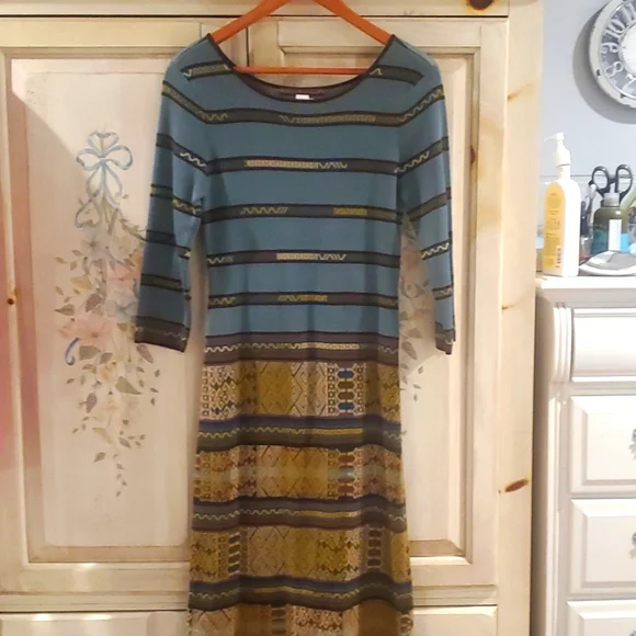 NWOT Peruvian Connection Pima Cotton long sleeve Maxi Dress xsp - Picture 1 of 10